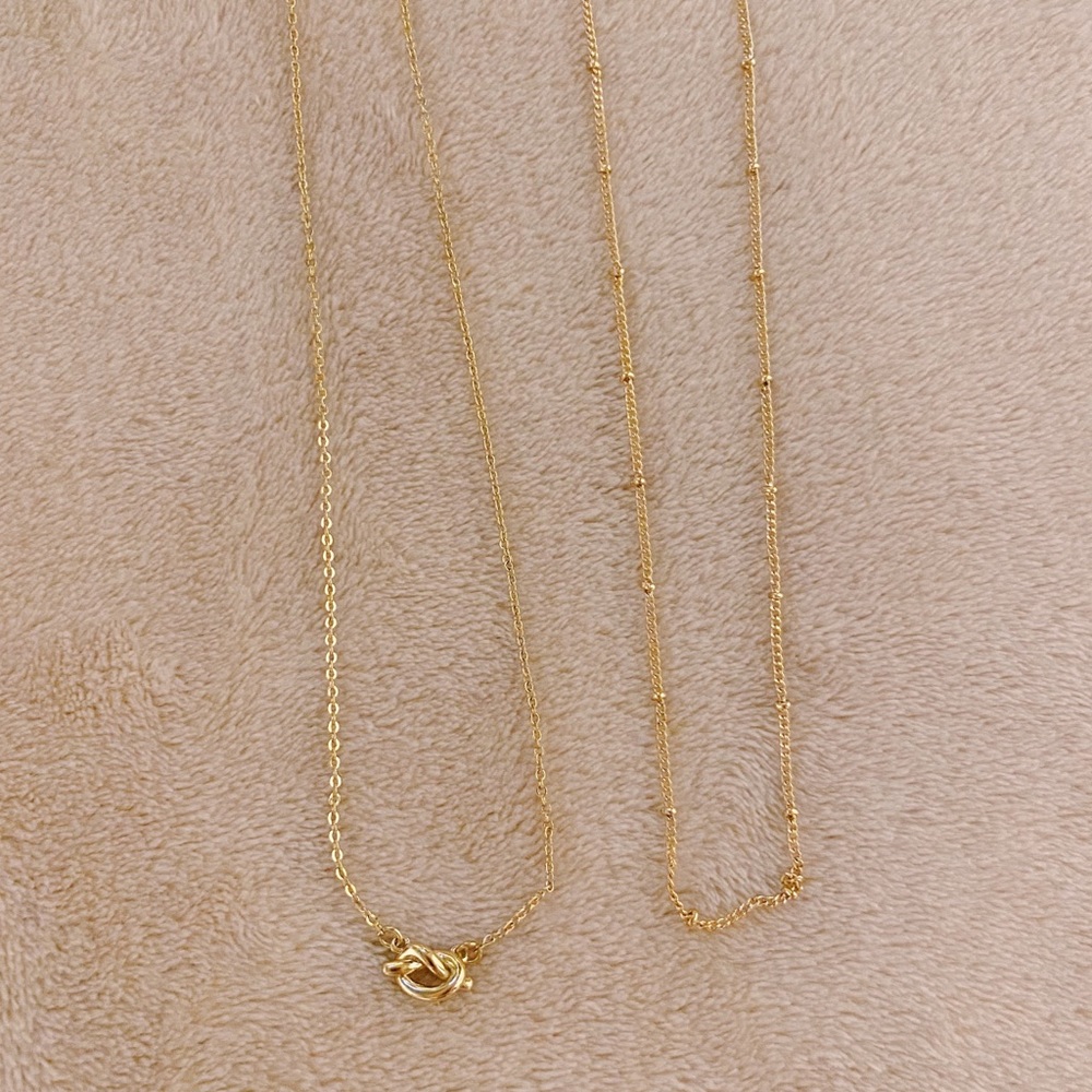 Sugar fix Target Gold Knotted Pretzel Necklace